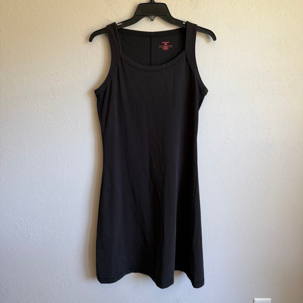 Patagonia Black Organic Cotton Blend Crew Neck Sleeveless Tank Dress Womens M